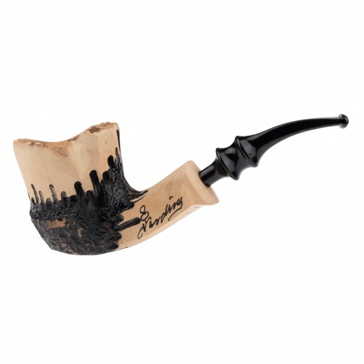 Erik Nording Freehand Signature Rustic Pipe No. 425