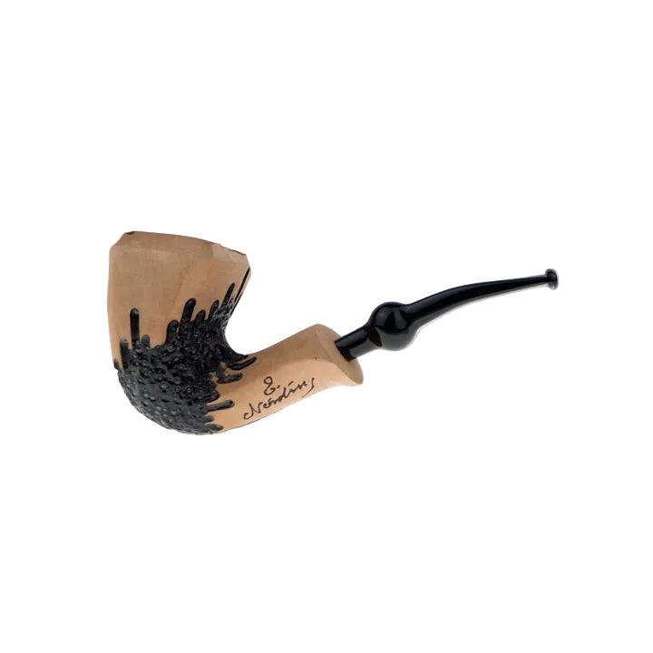 Erik Nording Freehand Signature Rustic Pipe No. 427