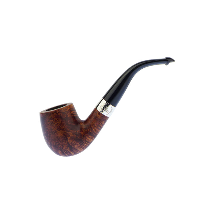 Peterson Aran Smooth Nickel Mounted Pipe Shape 69