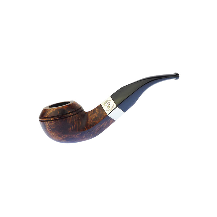 Peterson Aran Smooth Nickel Mounted Pipe Shape 80s