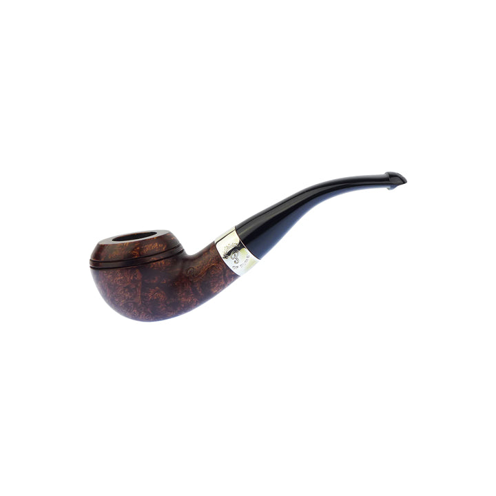 Peterson Aran Smooth Nickel Mounted Pipe Shape 999