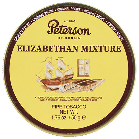 Peterson Elizabethan Mixture Pipe Tobacco - 50 Gram Tin