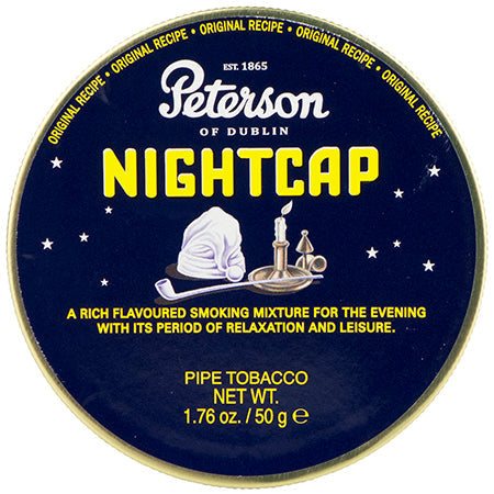 Peterson Nightcap Pipe Tobacco - 50 Gram Tin