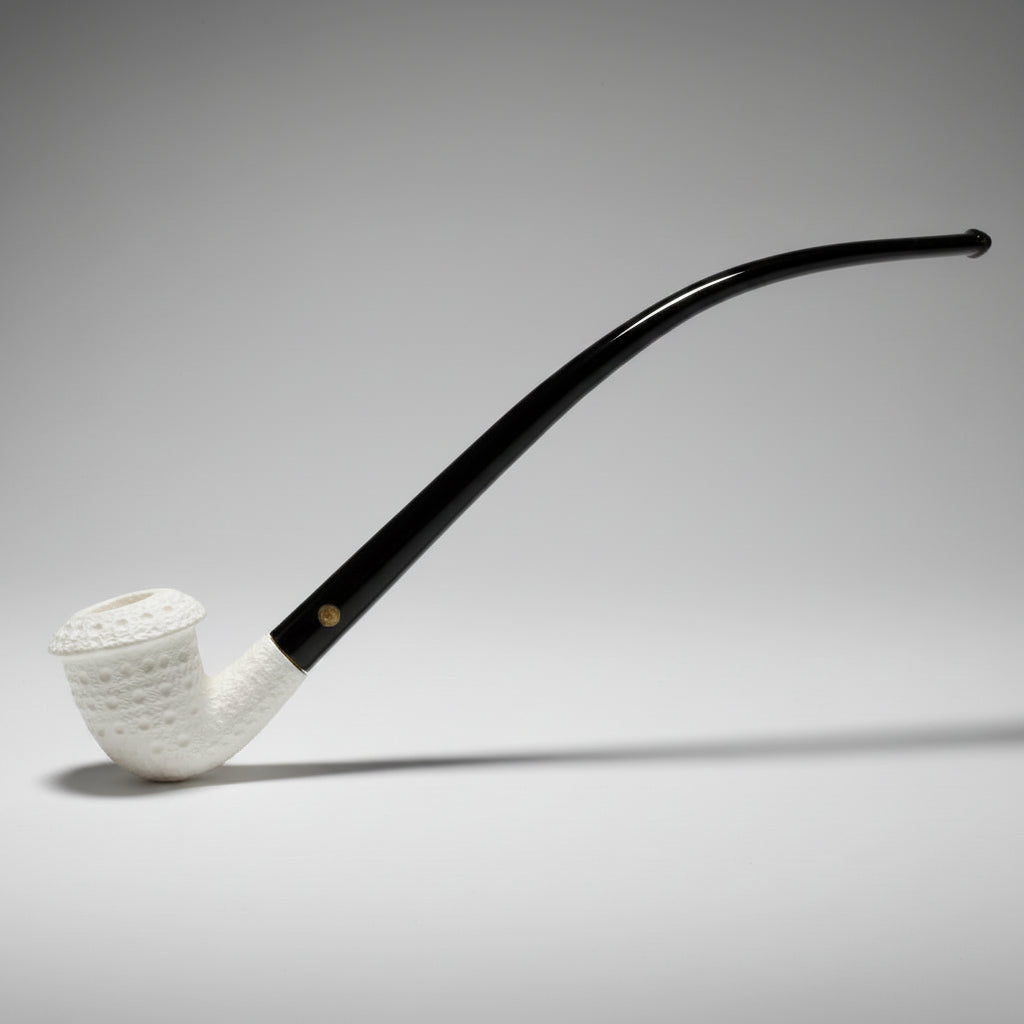 SMS Meerschaum 102-CBTL-3 Churchwarden Lattice Calabash
