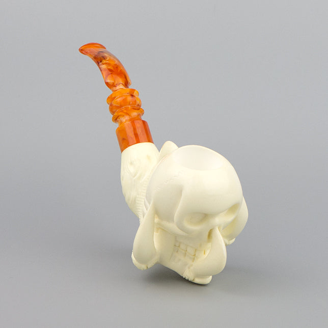 SMS Meerschaum Pipe No. 114-CS-2 Claw & Skull