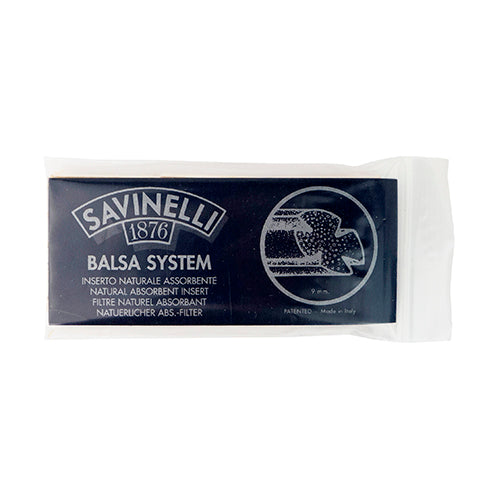 Savinelli Balsa System Filters - 9mm, Pack of 15