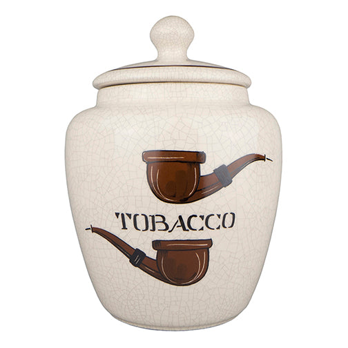 Savinelli Antiqued Ceramic Tobacco Jar - Large