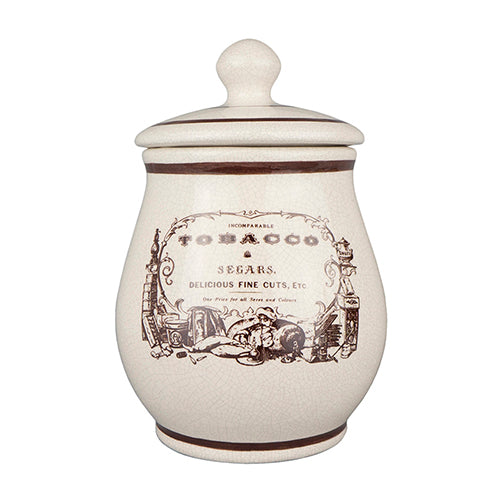 Savinelli Antiqued Ceramic Tobacco Jar - Medium
