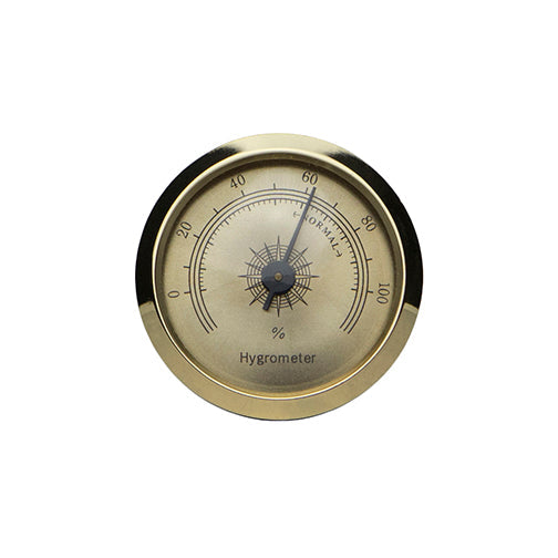 Savoy Analog Hygrometer - Gold Face