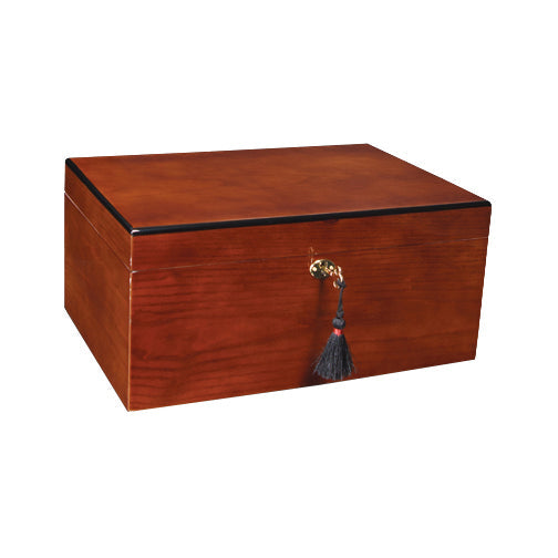 Savoy Ash Burl Cigar Humidor - Small