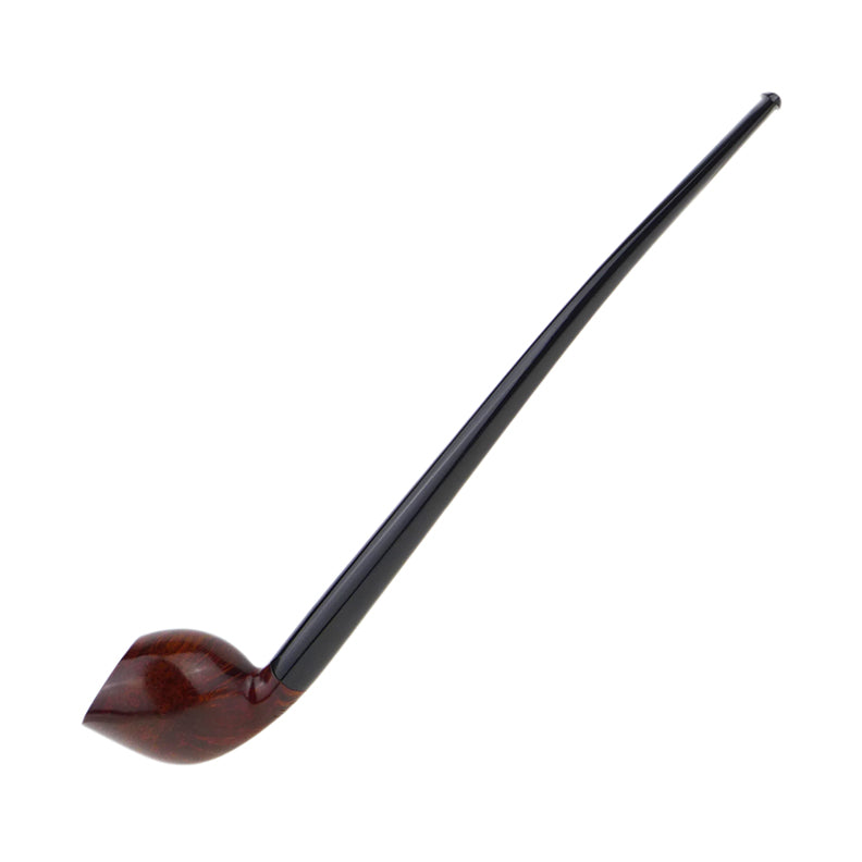 TPE Handmade Churchwarden Pipe No. 2302 - Smooth Burgundy (5)