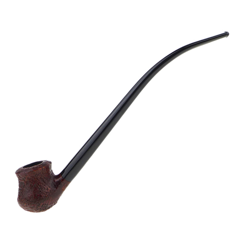 TPE Handmade Churchwarden Pipe No. 2303 - Sandblasted Brown (6)