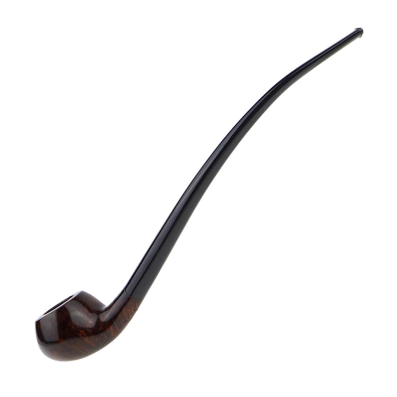 TPE Handmade Churchwarden Pipe No. 2308 - Smooth Brown (6)