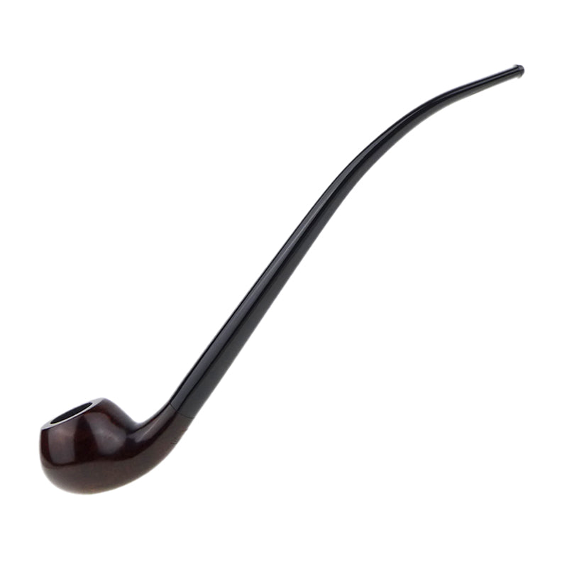 TPE Handmade Churchwarden Pipe No. 2312 - Smooth Brown (7)