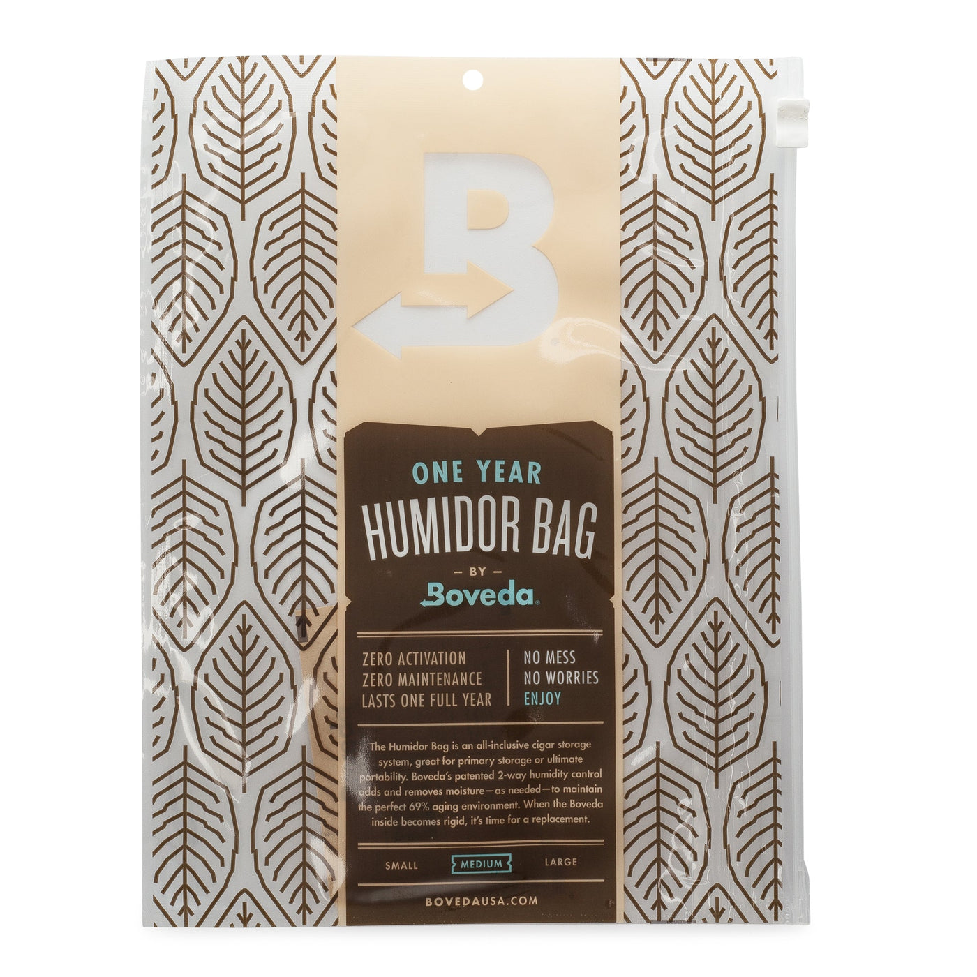 Boveda (1-year) Humidor Bag - Medium