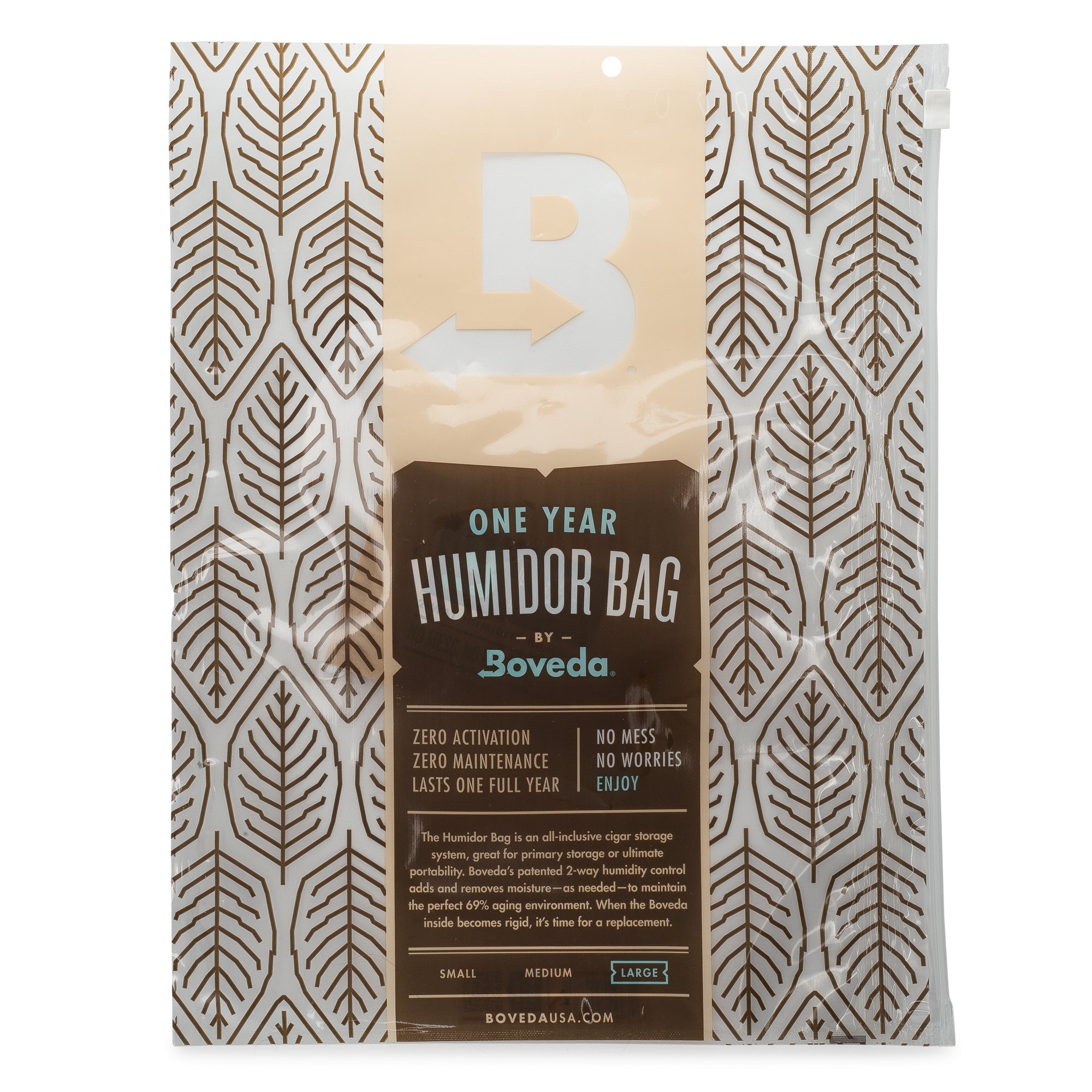 Boveda (1-year) Humidor Bag - Large